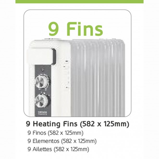 Radiador leo HAEGER OH-009.008A - 2000 W