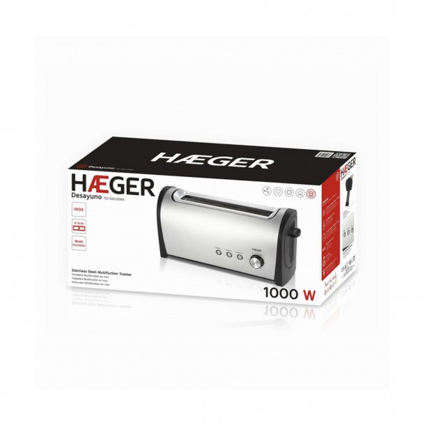 Torradeira HAEGER TO-100.009A - 1000 W