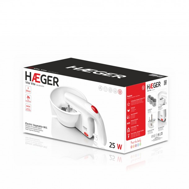 Passe-Vite Eltrico HAEGER VM-25W.001A