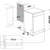 Máquina Lavar Loiça HOTPOINT HFC3T232WG - 14 Conjuntos