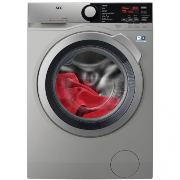 Mquina Lavar Roupa AEG L7FEE842S - 8 Kg - 1400 Rpm