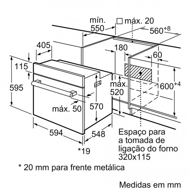Forno BALAY 3HB2010X0 - 66 L - Manual