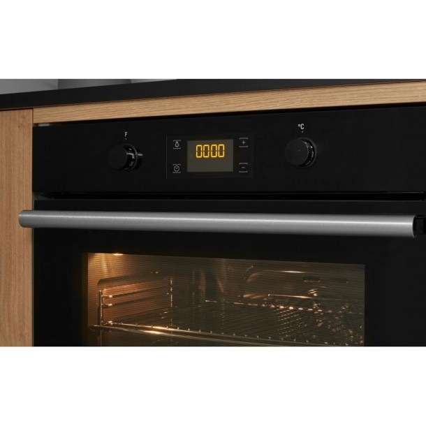 Встраиваемый электрический духовой шкаф hotpoint ariston fa2841jhblha black