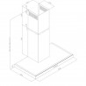 Exaustor Parede BEKO BHCB91632X - 90 CM