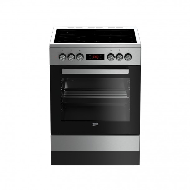 Fogo Eltrico BEKO FSM67320GXS - 4 Zonas