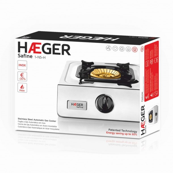 Fogareiro Gs HAEGER 1-N5-H - 1 Zona
