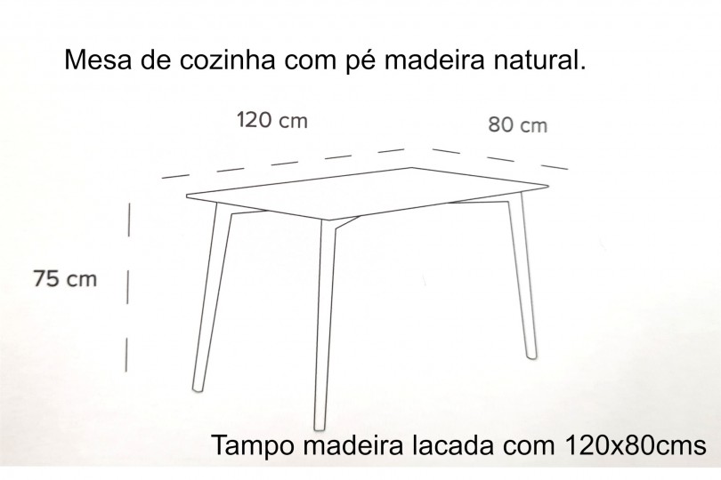 Mesa Cozinha Nordic