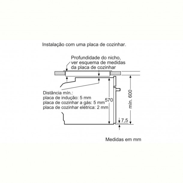 Forno BOSCH HBA510BR0 - 71 L - Manual