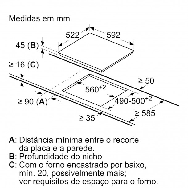 Placa Vitrocermica BALAY 3EB720LR - 4 Zonas