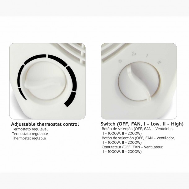 Termoventilador HAEGER FH-200.006A - 2000 W