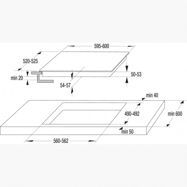 Placa Vitrocermica HISENSE E6431CB - 4 Zonas