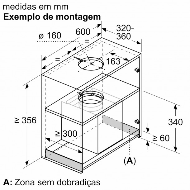 Exaustor BOSCH DBB 67AM60 - 60 CM
