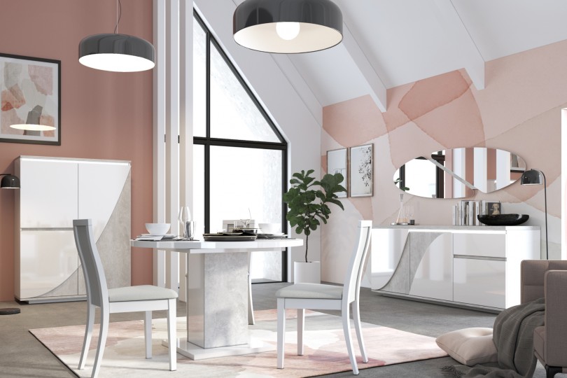 Mesa Sala Redonda Extensvel Goya