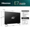 Tv HISENSE 43E7N 43" QLED 4k Ultra HD Quantum Dot