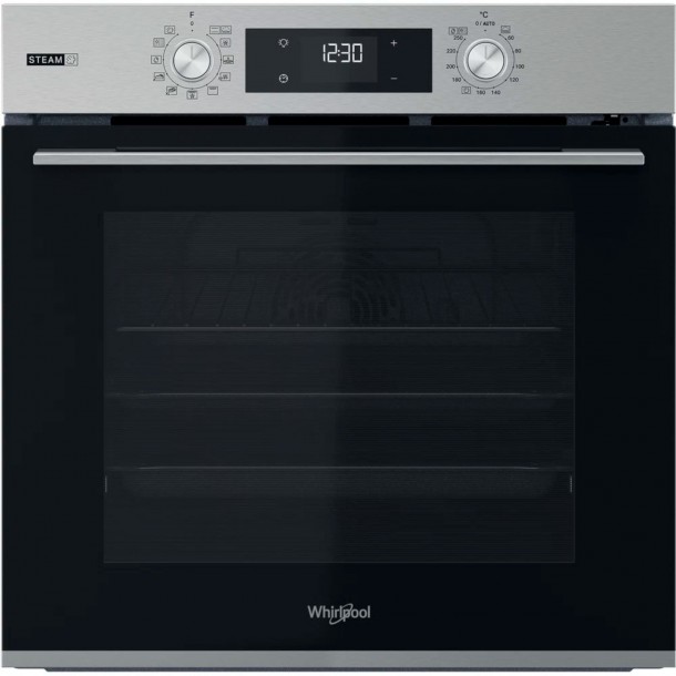 Forno WHIRLPOOL OMSK58RU1SX INOX - 71 L - Piroltico + Hidroltico