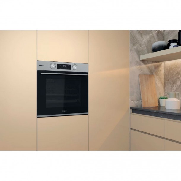 Forno WHIRLPOOL OMSK58RU1SX INOX - 71 L - Piroltico + Hidroltico