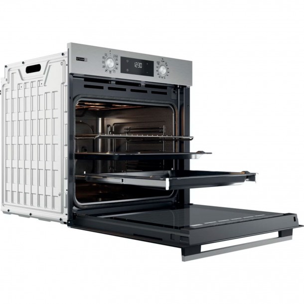 Forno WHIRLPOOL OMSK58RU1SX INOX - 71 L - Piroltico + Hidroltico