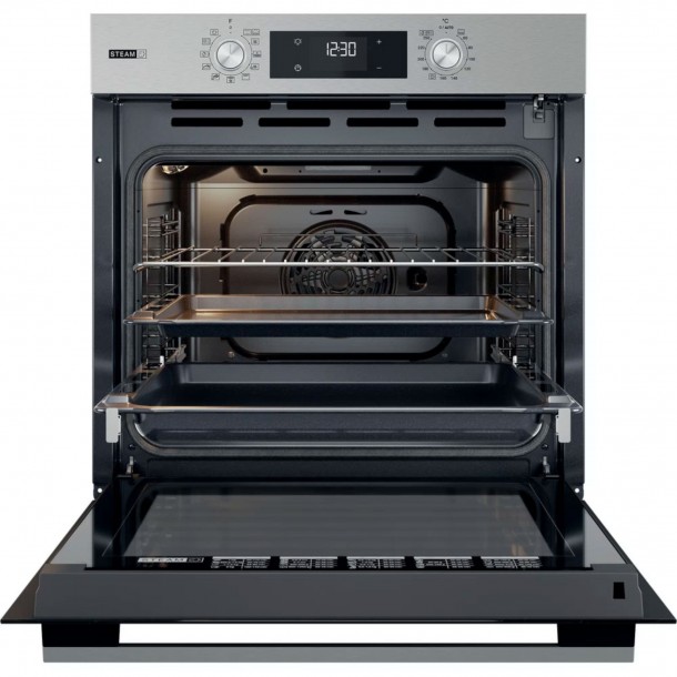 Forno WHIRLPOOL OMSK58RU1SX INOX - 71 L - Piroltico + Hidroltico