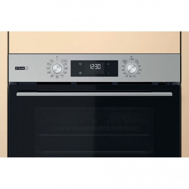 Forno WHIRLPOOL OMSK58RU1SX INOX - 71 L - Piroltico + Hidroltico
