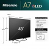 Tv HISENSE 43A7NQ 43" QLED 4k Ultra HD Quantum Dot