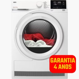 Mquina de Secar Roupa AEG TR718L20B - 8Kg - Bomba de Calor