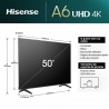 Tv HISENSE 50A6N 50" 4K Ultra HD Smart TV