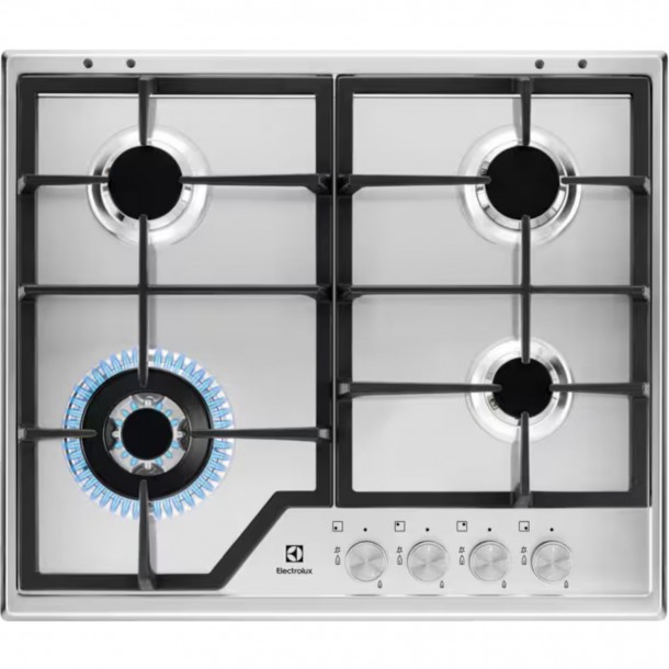 Placa Gs Butano/Propano ELECTROLUX KGS6436SX Inox - 4 Zonas