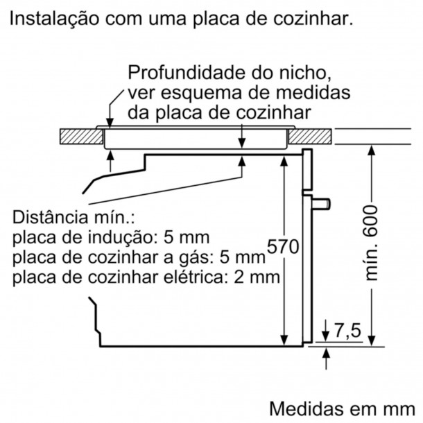 Forno BOSCH HBA514ES3 - 71 L - Hidroltico