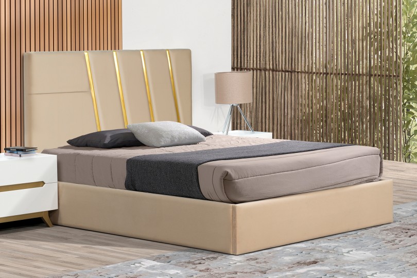 Cama Casal C/ ESTOFO BELGA