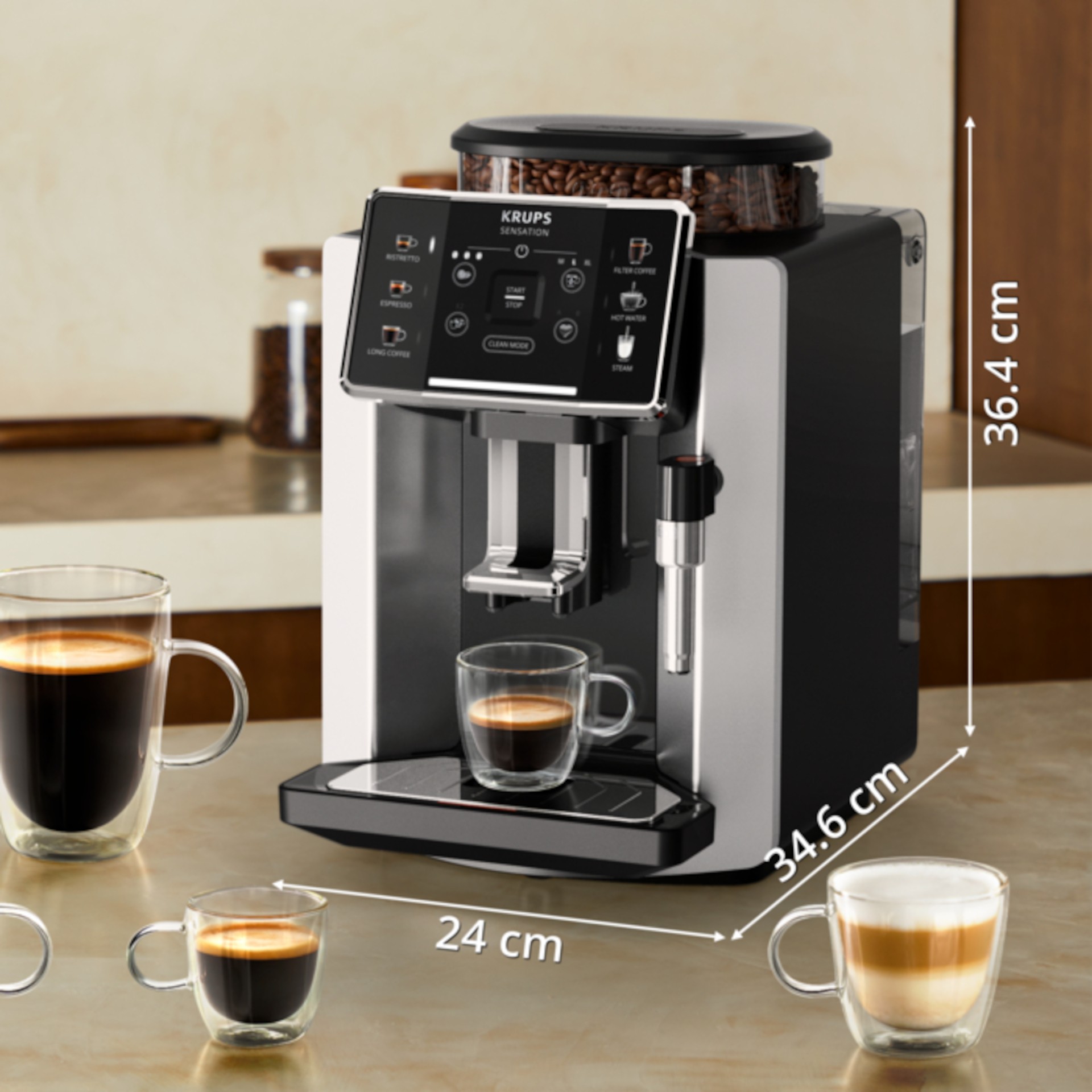 Máquina Café Automática KRUPS EA 91E10