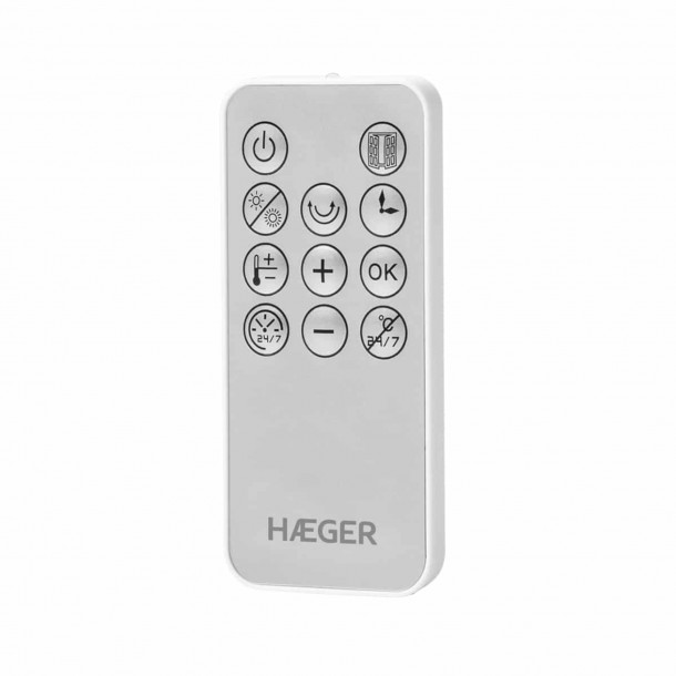Aquecedor de Parede HAEGER FH-200.018A - 2000W Aquecedor de Parede HAEGER FH-200.018A - 2000W