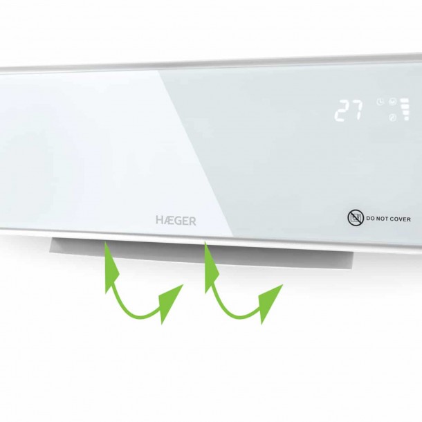 Aquecedor de Parede HAEGER FH-200.018A - 2000W Aquecedor de Parede HAEGER FH-200.018A - 2000W