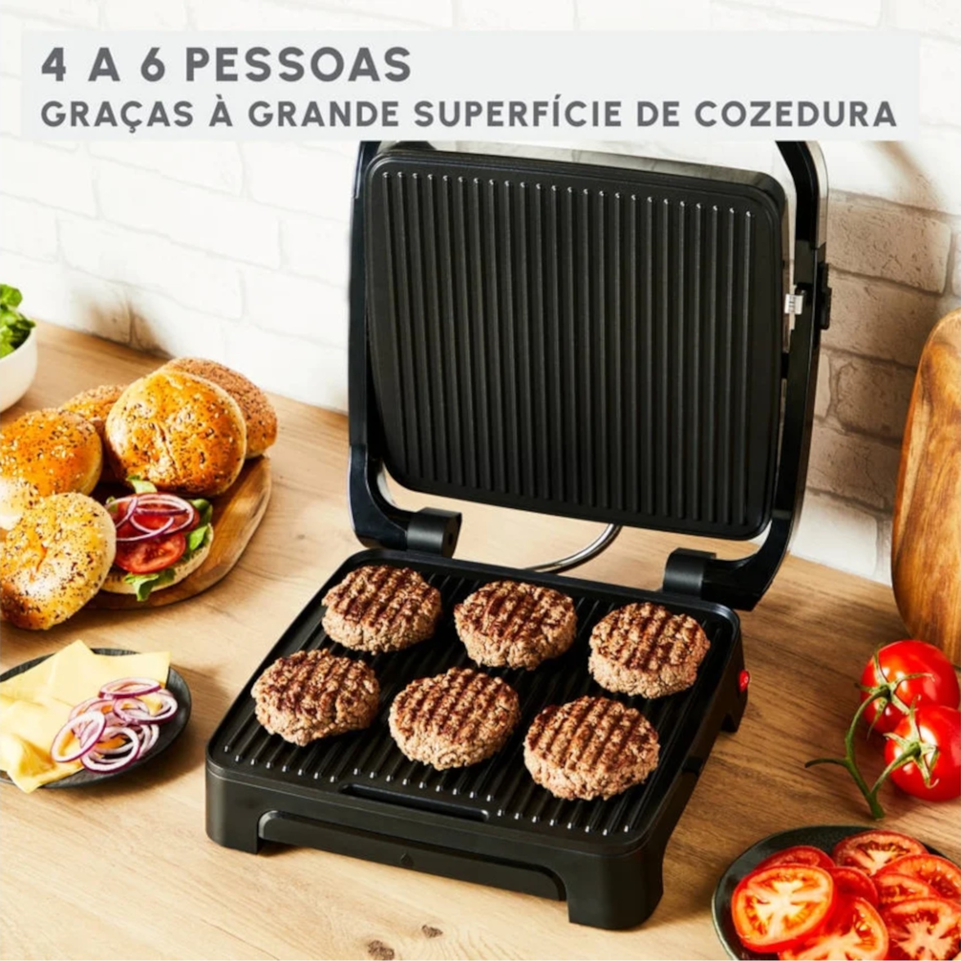 Grelhador MOULINEX GI272D10 IX - 2000 W