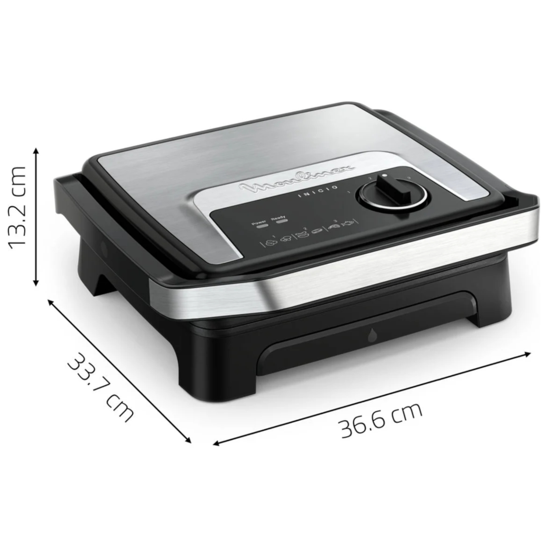 Grelhador MOULINEX GI272D10 IX - 2000 W