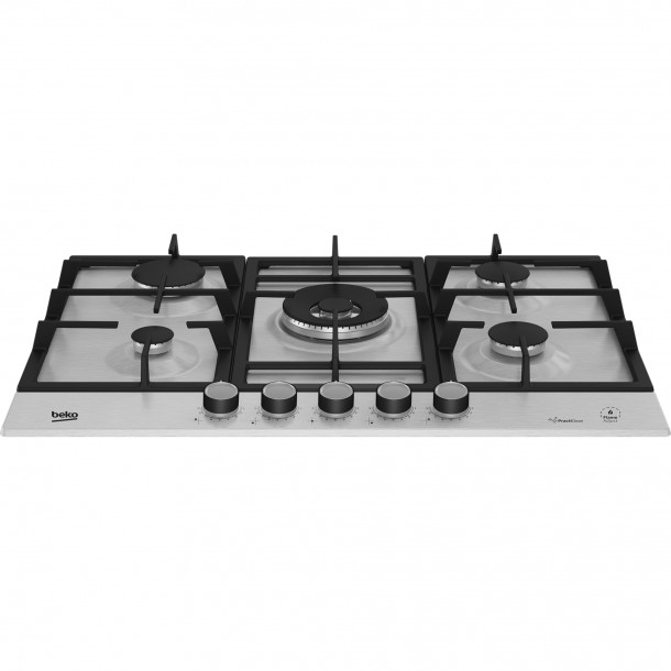 Placa Gs Natural BEKO HIAW75226SXE INOX - 5 Zonas