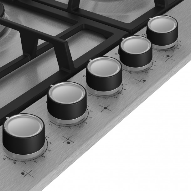 Placa Gs Natural BEKO HIAW75226SXE INOX - 5 Zonas