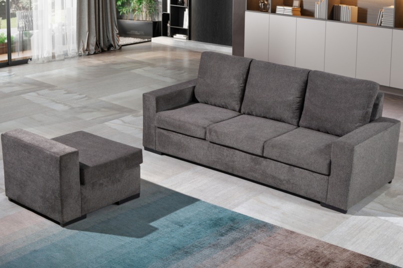 Sof 3 Lugares C/Chaise CAIRO