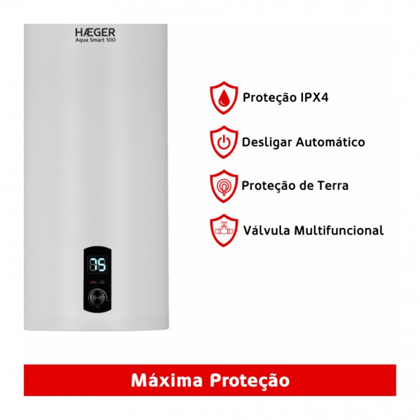 Termoacumulador HAEGER TA-10D.005A - 100 Litros