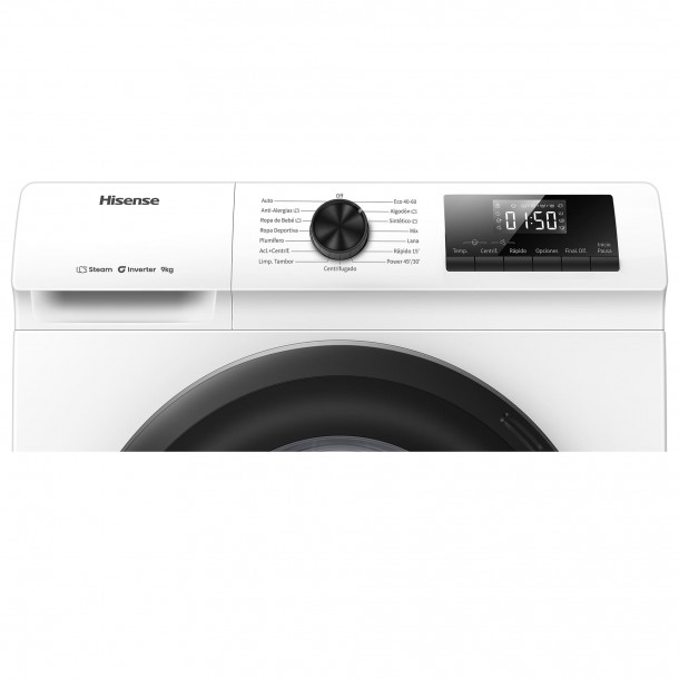 Máquina Lavar Roupa Hisense WF1Q9041BW - 9Kgs - 1400RPM Máquina Lavar Roupa Hisense WF1Q9041BW - 9Kgs - 1400RPM