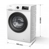 Mquina Lavar Roupa Hisense WF1Q9041BW - 9Kgs - 1400RPM