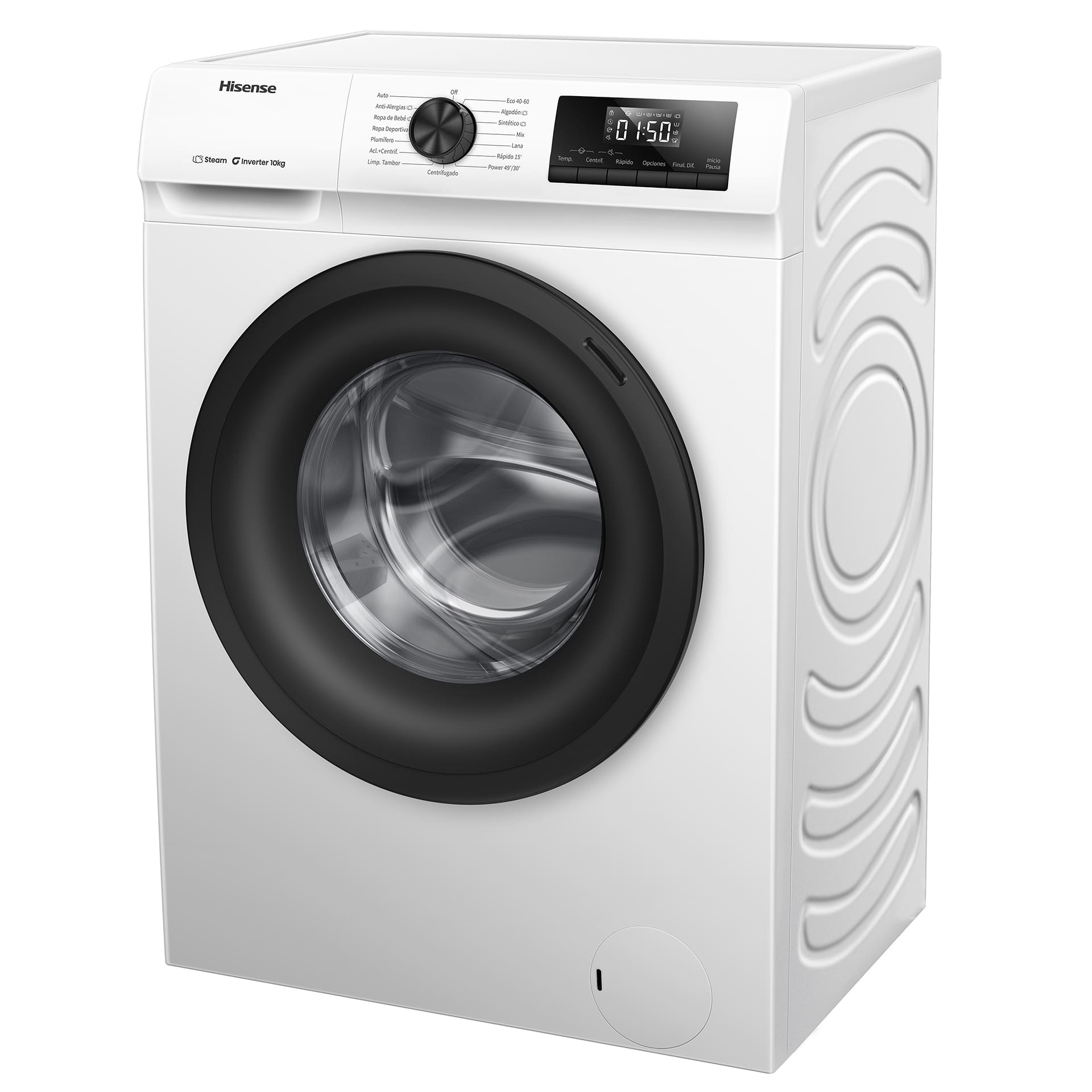 Máquina Lavar Roupa Hisense WF1Q1041BW - 10Kgs - 1400RPM