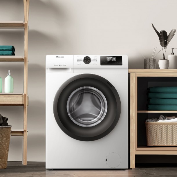 Mquina Lavar Roupa Hisense WF1Q1041BW - 10Kgs - 1400RPM