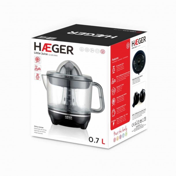 Espremedor Citrinos HAEGER CJ-025.006A