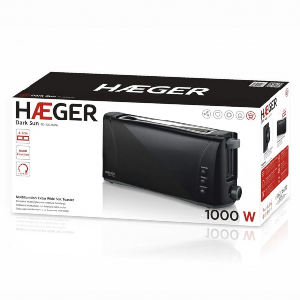 Torradeira HAEGER TO-100.007A - 1000W