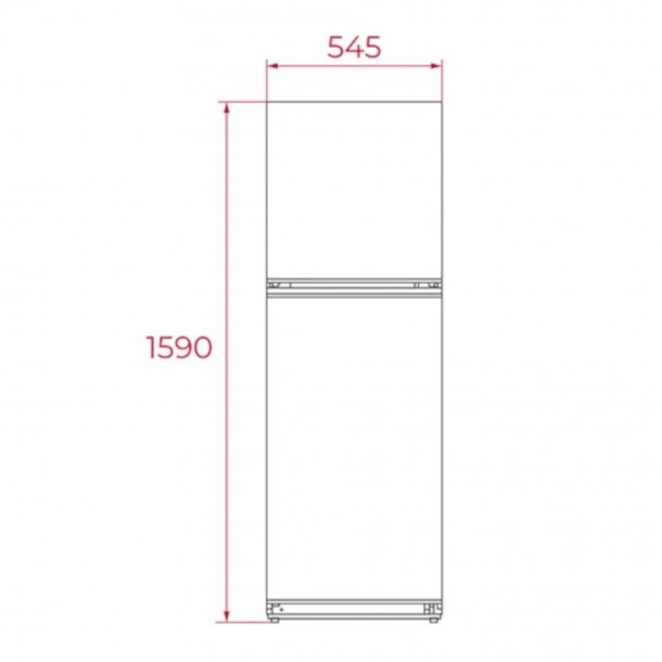Frigorfico TEKA RTF 3210WH - 235Lts