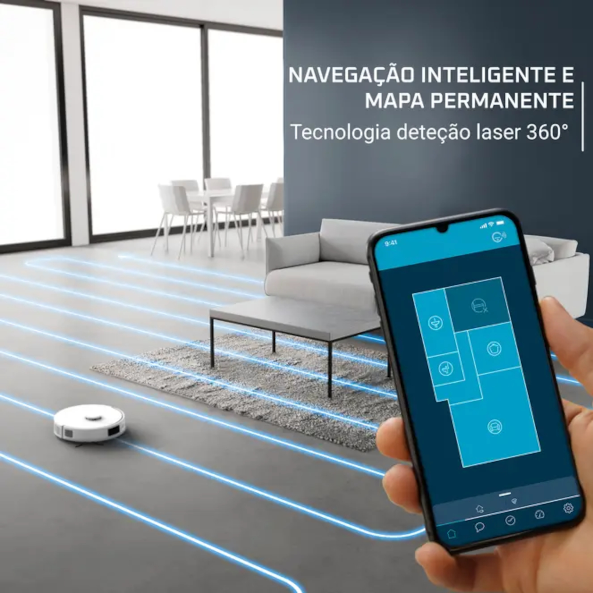 Aspirador Robô ROWENTA RR9197WH