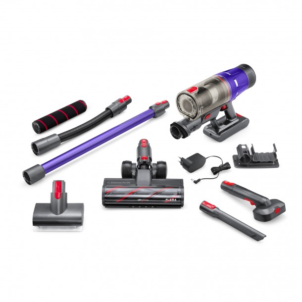 Aspirador Vertical ProExtreme Pet 85 Sem Fios FLAMA 1648L