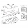 Placa Induo INDESIT IS83Q60NE - 4 Zonas