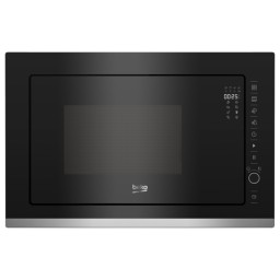 Micro-ondas BEKO BMGB 25333X Preto com tira Inox - 25 Lts