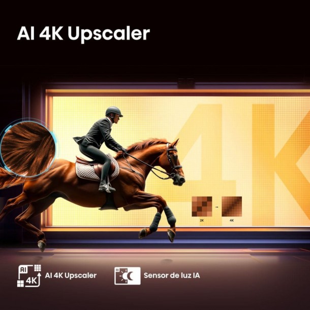 Tv HISENSE 50A6Q 50" 4K Ultra HD Dolby Vision AI 4K Upscaller